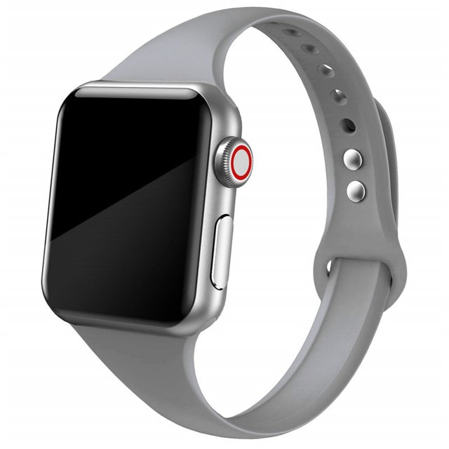 Banda delgada para Apple watch correa 40mm 42mm 38mm 44mm silicona wrsitband smartwatch correa pulsera iWatch 7 6 4 3 se 5 45mm 41mm Tan Jianjun unisex