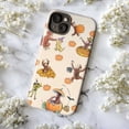 thumbnail image 5 of Cute Halloween Curious Monkey Phone Case, Fall Pumpkins & Costumes Playful Autumn Scene Protective Cover for iPhone 16 15 14 13 12 11 Pro Max Plus Mini, 5 of 6