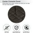 thumbnail image 4 of Car Center Console Cover for BMW X1 2023-2024 Deep Brown 1 Pc, 4 of 7