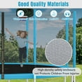 thumbnail image 2 of EUROCO 14FT Trampoline with Enclosure Net for Kids and Adults, Recreational Trampolines with Ladder & Baketball, 2 of 8