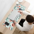 thumbnail image 3 of Long Mouse Pads for Desk,Pioneer Flower Floral Print Pattern Desk Mats on Top Of Desks, Desk Mouse Pad Extra Large with 3mm Non-Slip Base and Stitched Edge for Gaming,Office,Work,Home 31.5"x11.8", 3 of 6