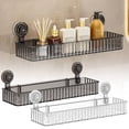 thumbnail image 5 of 1PC Shower Caddy Suction Cup Organizer,Capacity No Drill Bathroom Storage Shelf,Removable and Reusable Shower Shelf for Home Decor,bathroom shelf,Grey, 5 of 5