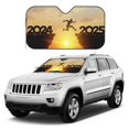 thumbnail image 4 of Bingfone Welcome Merry Christmas In 2025 Car Windshield Sunshade,Sun Foldable Sun Shield Sun Visor for Car - Medium, 4 of 8