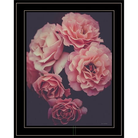 Dreamy Rose by Seven Trees Design Framed Print Wall Art Wood Multi-Color