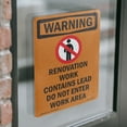 thumbnail image 4 of Renovation Work Contains With Symbol OSHA WARNING Vinyl Decal Label 24 Inch x 18 Inch - 10 Pack, 4 of 6