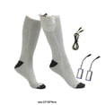 thumbnail image 3 of Calcetines térmicos eléctricos transpirables Medias térmicas térmicas para pies antifrío de invierno, 3 of 5