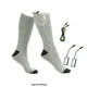 thumbnail image 1 of Calcetines calefactores eléctricos de invierno Medias térmicas (grises constantes con cargador) Likrtyny Para estrenar, 1 of 6