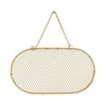 thumbnail image 2 of Hierro para Ropa Oro Hanger de Pared Arte de Hierro Decoración de Pared Del Hogar Arte de Pared de Metal, Puerta Ropa Trasera Y Sombreros Gancho Red, 2 of 2