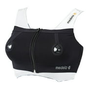Medela Easy Expression Hands Free Pumping Bra, Black, Medium.