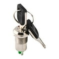 thumbnail image 3 of Interruptor de llave electrónico de 2 posiciones, 12 mm, con bloqueo de barril, 2 llaves de encendido/apagado, para encendido automático electrónico, 3 of 8