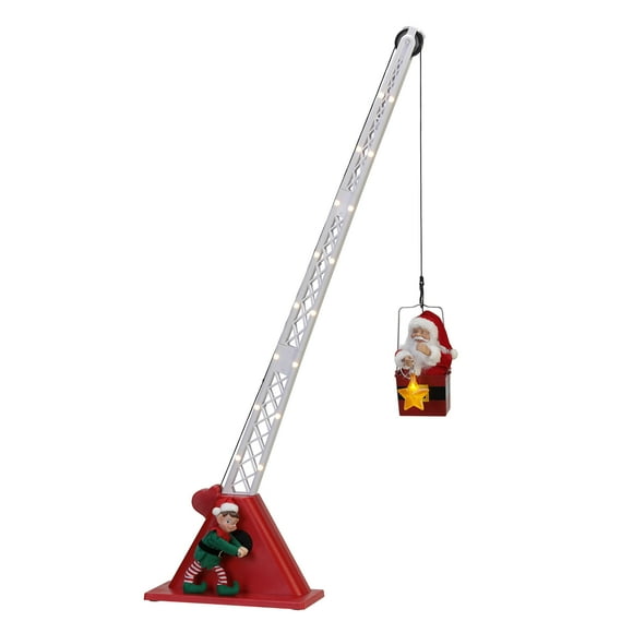 Grue de Noël - Père Noël Blanc