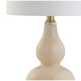 thumbnail image 2 of JONATHAN Y JYL1028B Anya 20.5" Mini Glass Table Lamp, Ivory, 1, 2 of 5