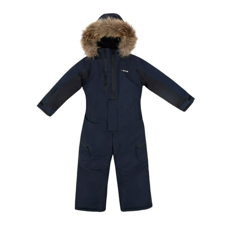 XQYLOS Kids Boys Girls Snowsuit Waterproof Thermal Insulated Snowboarding Overalls Ski Suit Youth Thick Winter Windproof Warm Snow Play Jumpsuit Outdoor