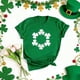 thumbnail image 2 of TaTaai Women's St. Patrick's Day Themed Print Round Neck Short Sleeve T-Shirts Casual Fashion Lightweight Soft Tops Comfortable Tees for Daily Vacation Work Wear Gift, 2 of 7