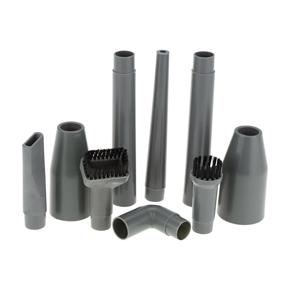 BIMZUC 9-Piece Vacuum Cleaner Attachment Kit with Nozzles Brushes and Crevice Tools Universal Accessory Set
