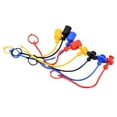 thumbnail image 1 of MYG 4 Pairs Hydraulic Quick Coupler Male Dust Cap and Female Plug Cover PVC Rubber, 1 of 8