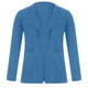 thumbnail image 4 of Mujeres Color sólido Casual Manga larga Bolsillo Media longitud Cardigan Tops Blusa Abrigo Pompotops  qwe21223, 4 of 6