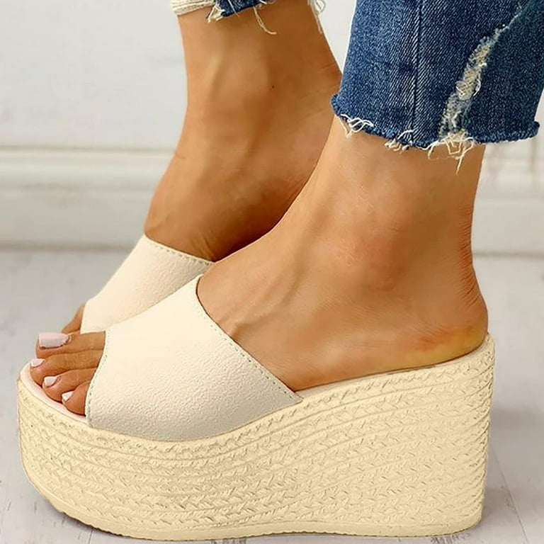 Yello ベージュ サンダル CREMA PLATFORM SANDALS CREMA PLATFORM SANDALS – YELLO