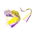 thumbnail image 2 of 30x Hada de palo, coloridas para boda, disfraz con campanas, vestido elegante, varitas de deseos portátiles, varitas con cinta para , BLESIY Varitas de cinta de boda, 2 of 8