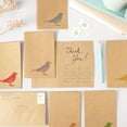 thumbnail image 2 of Best Paper Greetings Blank Note Cards with Bird Design - 4 x 6 In, Brown, 36-Pack, Rustic - Kraft Paper Notecards & Envelopes, 2 of 9