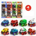 thumbnail image 3 of Godderr 4 PCS Kids Car Toys,Boy Fire Truck Toy Police Car Alloy Car Toys Toddler Car Toys 2.4*2*1.8in, 3 of 6