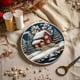 thumbnail image 1 of Fiudx Kit de Casa de Nieve Navideña, Bordado a Mano, Set Completo de Manualidades, Hilos y Agujas de Colores, Decoraciones Personalizadas, Adornos Navideños, Tamaño de 15 Cm, Idea de Regalo Única, 1 of 4