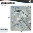 thumbnail image 4 of Stupell Industries Shabby Chic Blue Bird in Magnolia Tree Canvas Art, 16 x 20, by Nan, 4 of 8