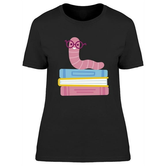 Bookworm T-Shirt Women -Image by Shutterstock, Female Small