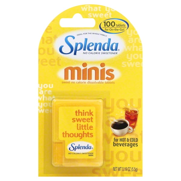 Splenda No Calorie Sweetener Minis Dissolvable Tablets, 100 ct