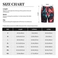 thumbnail image 2 of Bixox Men's Red Flame Wolf Head printed lightweight casual shorts, soft sleep shorts with pockets., 2 of 5