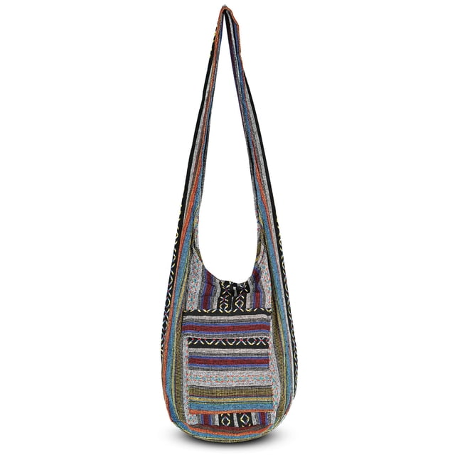 Tu acogedor bolso bandolera Boho bolso de algodón hecho a mano para unisex