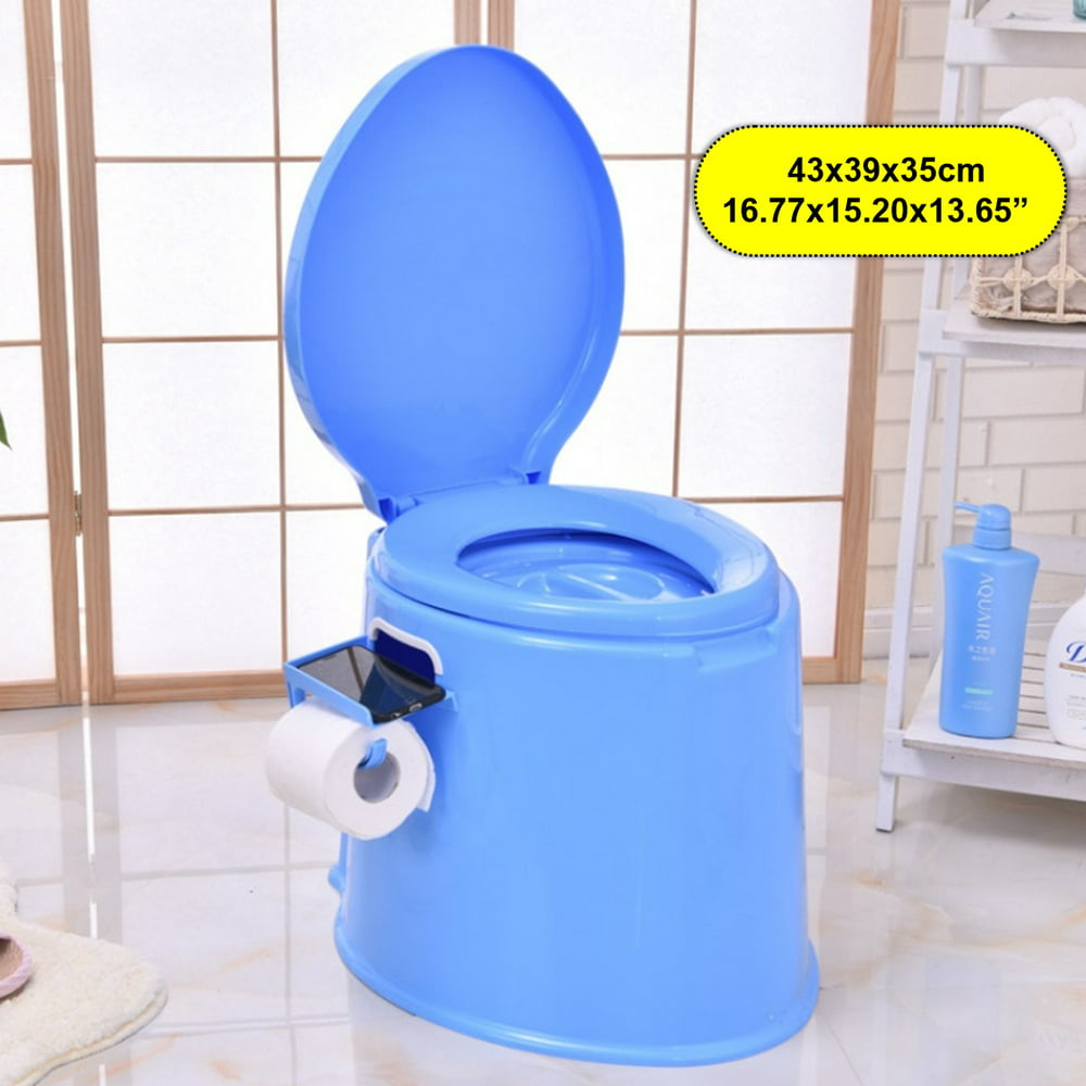 Portable Large Toilet Flush Travel Camping Hiking Outdoor Indoor Potty