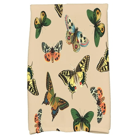 Simply Daisy 16 X 25 Erflies Animal Print Hand Towel Simply Daisy 16 X 25 Erflies Animal Print Hand Towel