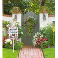 thumbnail image 5 of Eveokoki Welcome To My Garden Sign with Stake, Welcome Decoration Yard Art Decor, Indoor Outdoor Decorative Aluminum Lawn Ornament for Yard Pathway Patio Backyard, 5 of 6
