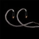 thumbnail image 4 of MMCX Cable de auriculares de cobre puro Chapado en plata para Shure SE215 SE535 SE846 Black Bend, 4 of 8