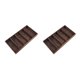 thumbnail image 1 of Seitruly Display Case Box Storage Tray Glasses Shop for 2piezas 5 Rejillas Marrón Oscuro, 1 of 1