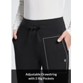 thumbnail image 4 of Pantalones BALEAF para mujer, pequeños, con forro polar, impermeables, color negro L, 4 of 6
