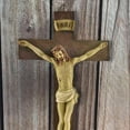 thumbnail image 5 of Crucifix Catholic Religious Decoration Wall Hanging Antique Home Chapel Decor Ornaments, 5 of 6