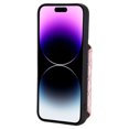 thumbnail image 3 of For Iphone 15 Pro Max Grid Texture Card Bag Phone Case With Lanyard(Rose Gold),iPhone 16 Plus, 3 of 6