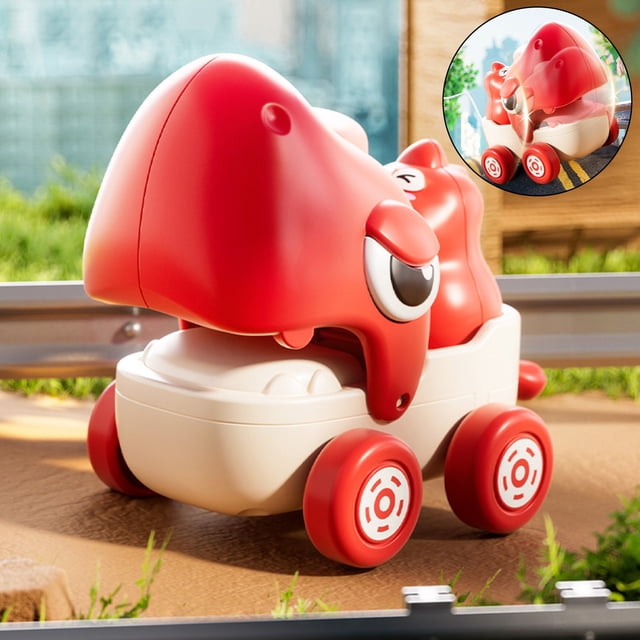 Pull String Dinosaur Toy Car Kindergarten Gift Pull String Car Children's Toy