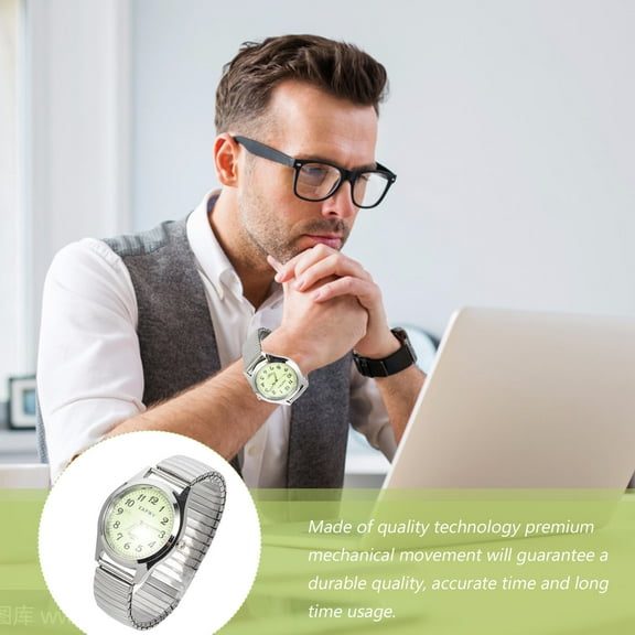 Masteelf Elderly Digital Luminous Old Man Watch Birthday Student