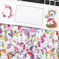 thumbnail image 4 of Pegatinas para álbum de recortes, 50 Uds., pegatinas de unicornio, pegatinas florales para diario de balas, para sobres, decoración de álbumes de fotos DIY, 4 of 5