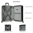 thumbnail image 4 of Travel Select Snowcreek Hardside Expandable Spinner Luggage Set w/ USB Port, Black, 2-Piece (21/30), 4 of 10