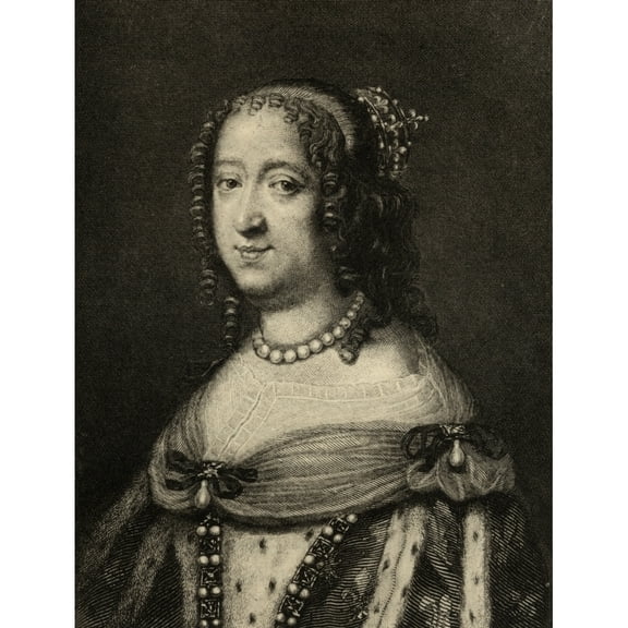 Posterazzi DPI1858254 Anne of Austria 1601-1666 Queen Consort of France & Regent for Her Son Louis Poster Print, 13 x 17