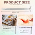 thumbnail image 2 of Uxcell Dual Brush Markers, Grey Fine and Brush Tip Pen for Coloring, 6Pcs, 2 of 6