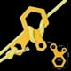 thumbnail image 5 of Ajustador de cuerda DYNWAVEMX 4pcs de acero inoxidable Tensores de tienda Hebilla de apriete amarillo, 5 of 6