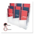 3-Tier Document Organizer W/6 Removable Dividers, 14w X 3.5d X 11.5h ...