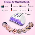 thumbnail image 4 of Lámpara de uñas de gel UV Liteland, 150 W, secador de uñas UV, luz LED, 4 of 6