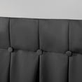 thumbnail image 3 of Exclusive Home Curtains Sateen Twill Woven Room Darkening Blackout Button Top Curtain Panel Pair, 84" Length, Charcoal, 3 of 6