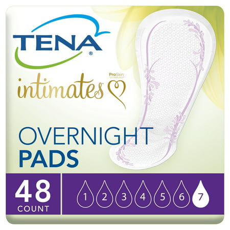 Tena Incontinence Pads, Overnight, 48 Ct (Best Overnight Incontinence Pads)